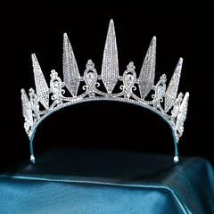 Bridal Rhinestone Crown Head Jewelry Wedding Alloy Headband