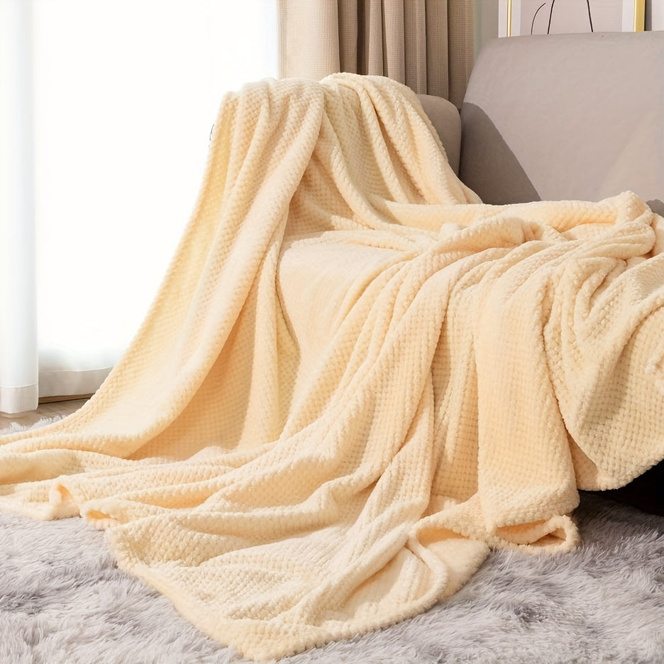 Winter Warm Fleece Throw Blanket Soft Warm Throw Blanket for Bed Couch
