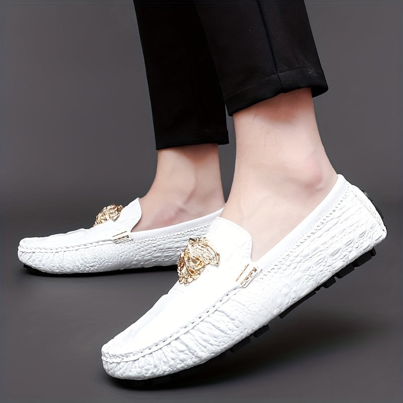Men's Slip On Loafers Smart Casual Dress Up Walking Shoes