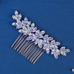 Sparkling Crystal Hair Comb Bridal Wedding Hair Accessories Head Jewelry