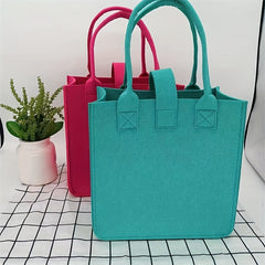 Cartoon Character Felt Tote Bag for Women