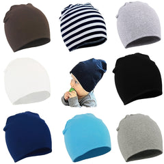 8-Piece Knit Caps for Baby Boys - Autumn & Winter Style