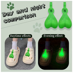 2pcs Glow In The Dark Balls for Croc Shoes