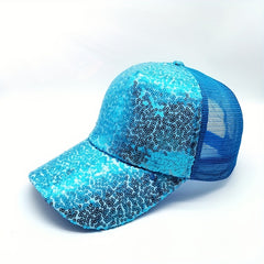 Sequins Baseball Cap - Stylish Unisex Hat