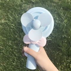 USB Fan Lollipop Handheld Fan Sweet Candy Mini Hand Fan
