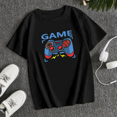 Boys' Game Controller T Shirt Short Sleeve Tee