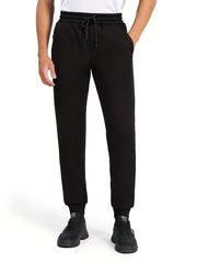 Men's Drawstring Fleece Sweatpants for Autumn Winter
