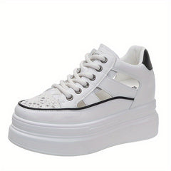 Breathable Walking Shoes Summer Casual Sneaker Hidden Heel