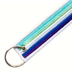 Pride Month Embroidered Keyring LGBT Key Tag