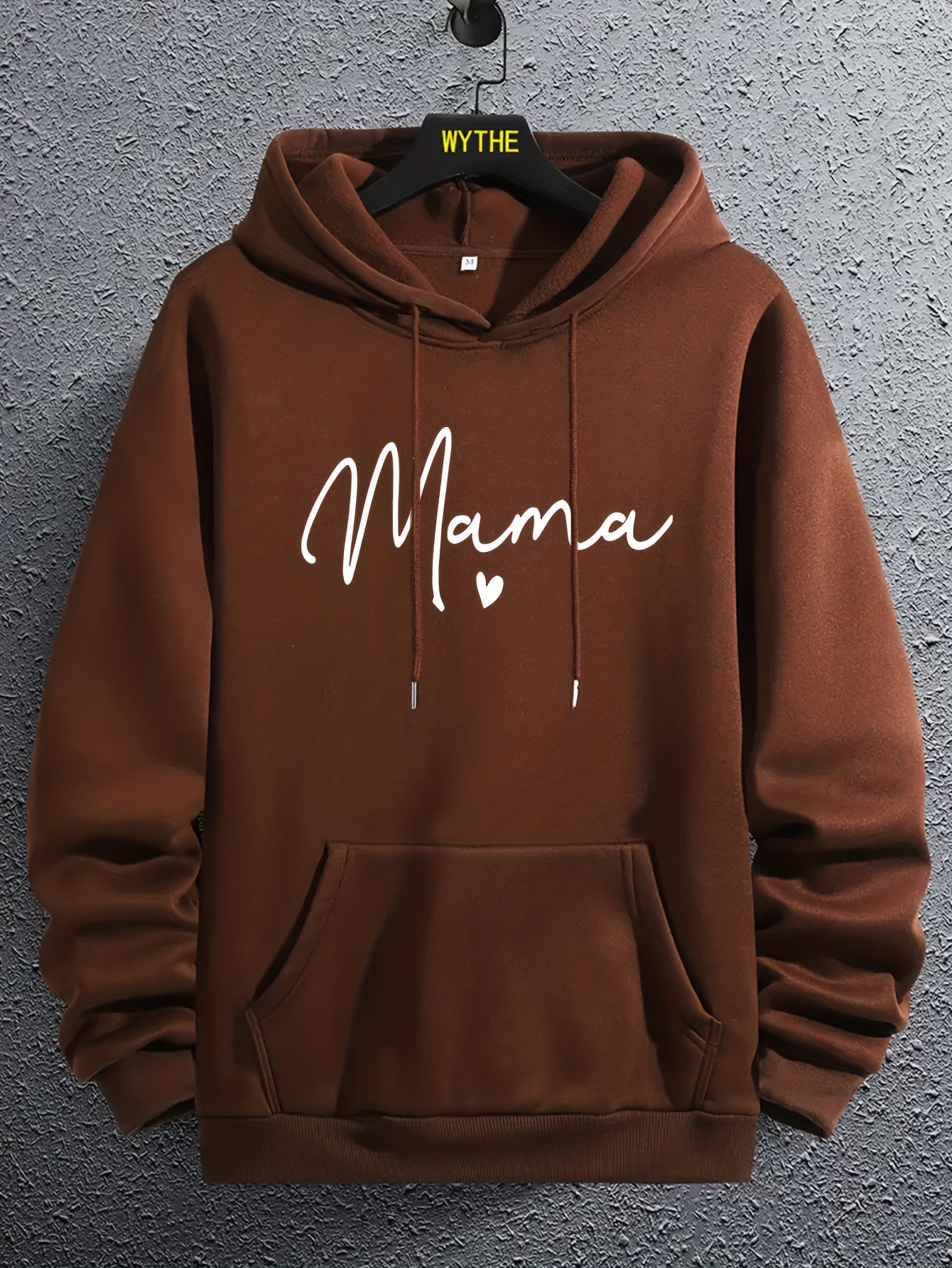 Mama Print Hoodies For Men Graphic Sweatshirt Kangaroo Pocket