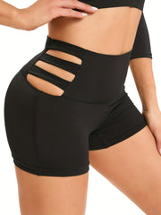 High Waist Swim Briefs Solid Boxer Swimsuit Bottoms