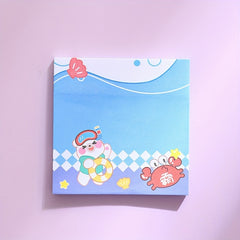 50pcs Cartoon Sticky Note Book Tearable Small Book Memo Small Fresh Note
