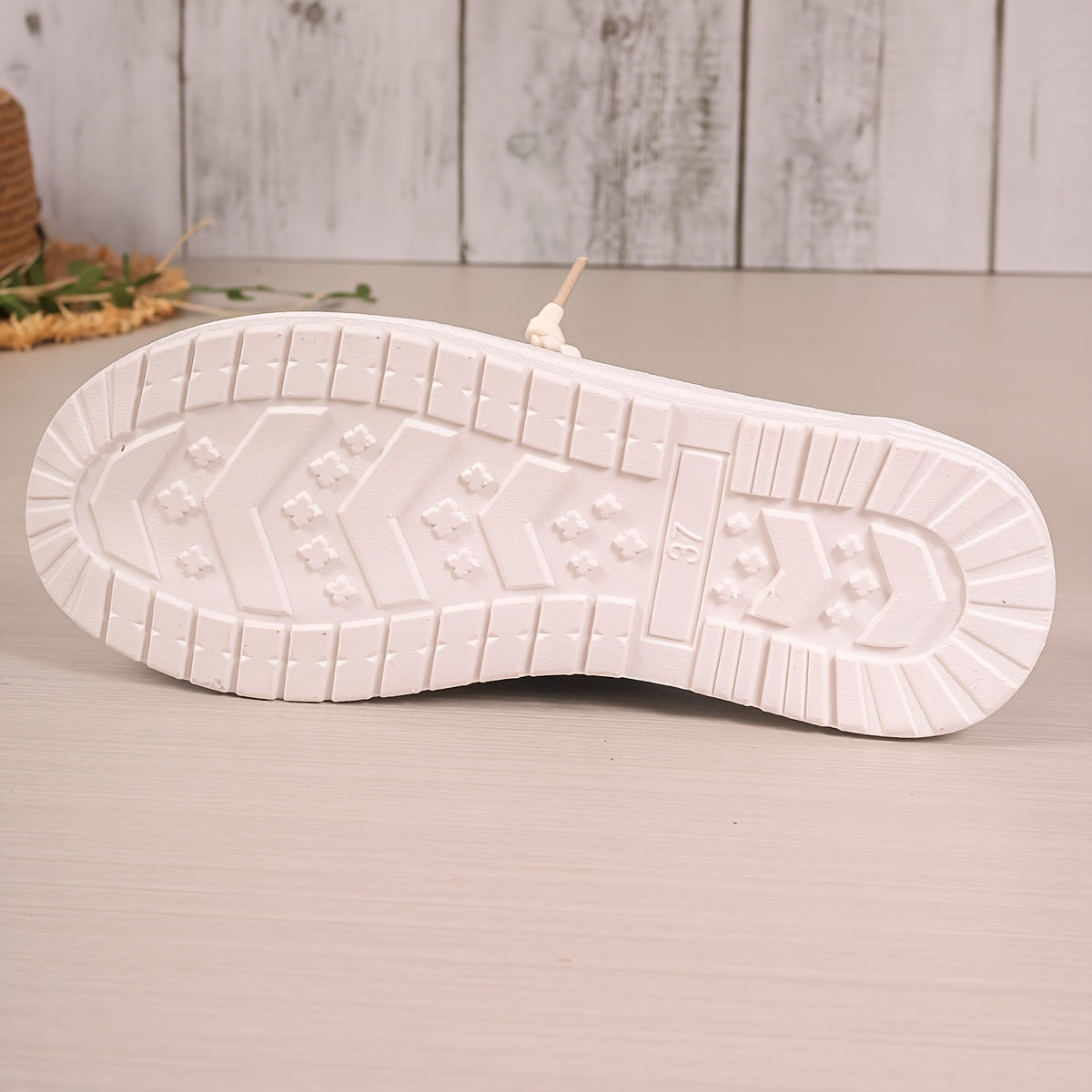 Women's Easter Eggs & Rabbit Graphic Canvas Shoes Lace up Flats