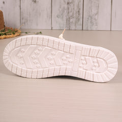 Women's Easter Eggs & Rabbit Graphic Canvas Shoes Lace up Flats