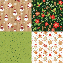 6 inch Retro Christmas Scrapbook Paper DIY Photo Album Journal Diary