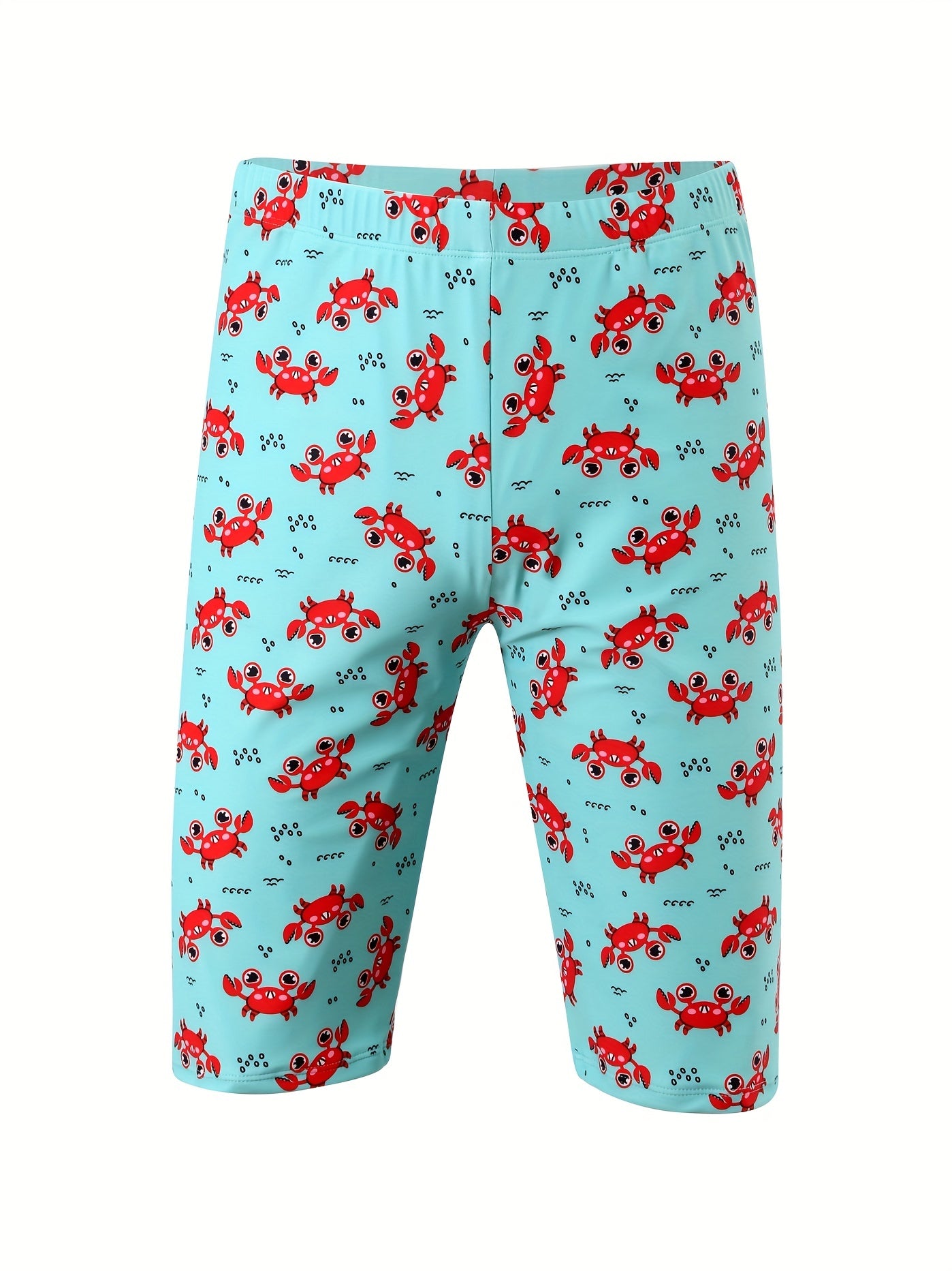 Crab Pattern Quick Dry Swim Trunk Men's Pants Swimwear