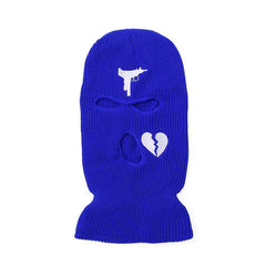 Love Pistol Knitted Hat Embroidery Street Cycling Mask Warm Wool Knitted Hat