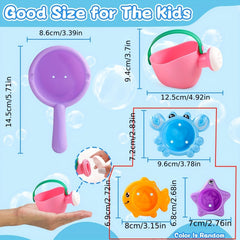5pcs Baby Bath Toys Non Toxic for 1-3 Years Old Children Kids Gift