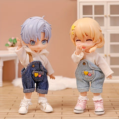 1pc 51cm Doll Costume Jean Overalls for Doll