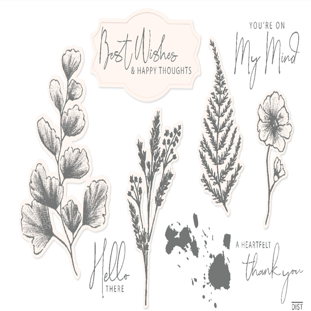 Leaf Metal Cutting Dies & Stamps Set for Scrapbooking