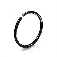 Stainless Steel Round Ring Nose Nail Body Ear Ring