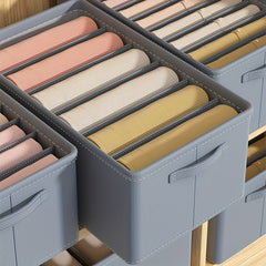 PP Wardrobe Clothes Organizer 6 Grids Divided Clothes Organizer