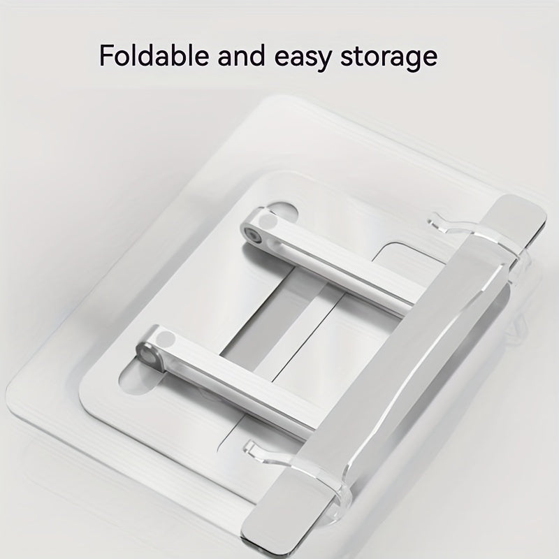 Acrylic Laptop Stand Adjustable Foldable Portable Riser for Notebook 25.4-43