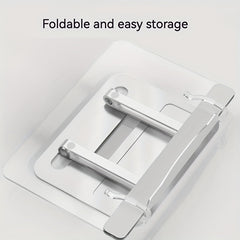 Acrylic Laptop Stand Adjustable Foldable Portable Riser for Notebook 25.4-43