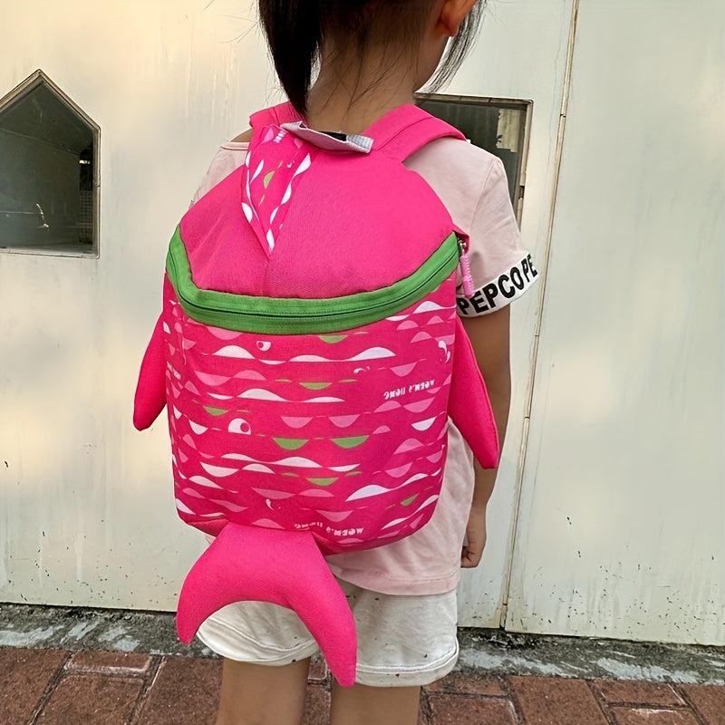 Shark Backpack Schoolbag For Boys Girls Baby Cartoon Nylon Backpack