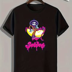 Skull Cartoon Print Men's Graphic T shirt Casual Comfy Tees For Summer