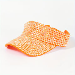 Y2K Candy Rhinestone Visor Hat UV Protection Baseball Cap