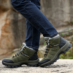 Men's Warm Anti-skid Snow Boots Thermal Hiking Shoes
