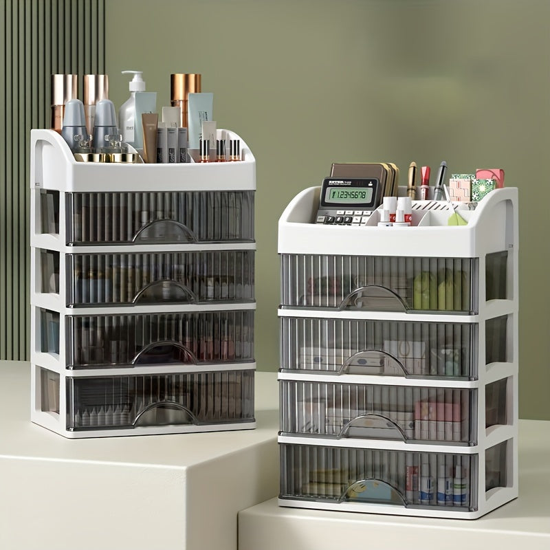 Clear Makeup Organizer Big & Spacious Cosmetic Display Case