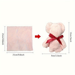 1PC Bear Towel Gift Soft Plush Doll Towel Functional Cartoon Doll Gift