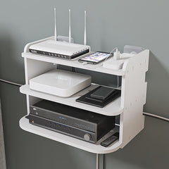 Adjustable TV Top Shelf Set Top Box Bracket Holder