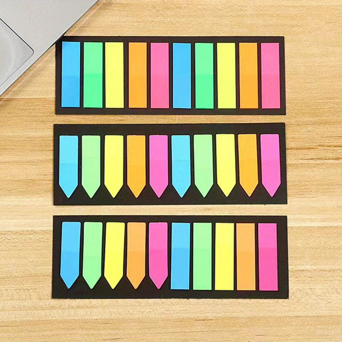 600pcs Colorful Transparent Sticky Notes Memo Pad Stickers