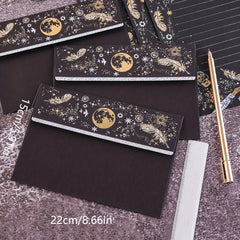 Retro Bronzing Envelopes and Letter Paper Set