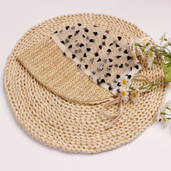 European American Straw Baby Hat