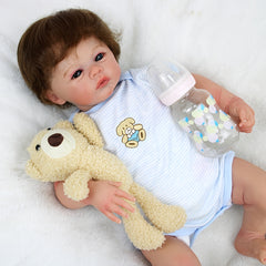 18-Inch Realistic Soft Body Reborn Baby Doll for Kids - Christmas Gift