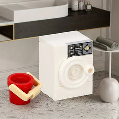 Bathroom Set MOC Accessories Washing Machine Building Blocks Toy Set
