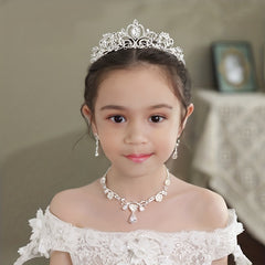 Rhinestone Crown Princess Headband for Wedding Prom Party Hair Accessories