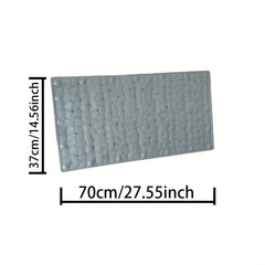 Non Slip Bathtub Mat Soft Rubber Bathroom Bathmat Water resistant Hand Wash