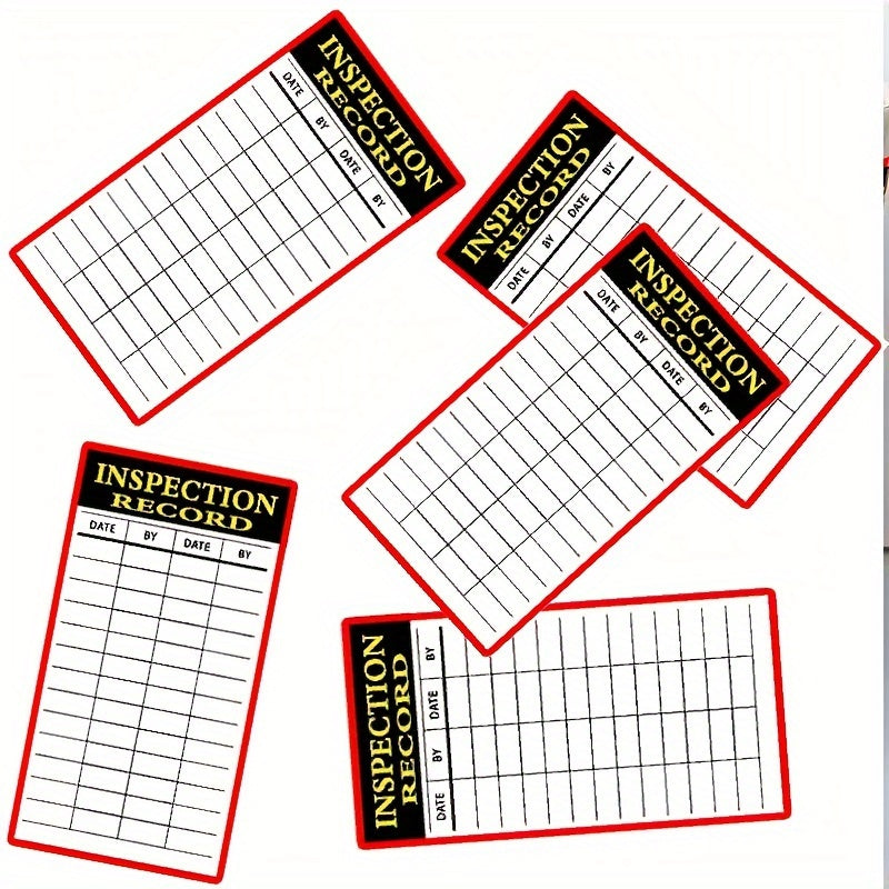 20pcs Inspection Record Inventory Transport Tray Stickers