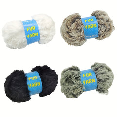 Soft Mink Fur Yarn For DIY Knitting & Crocheting