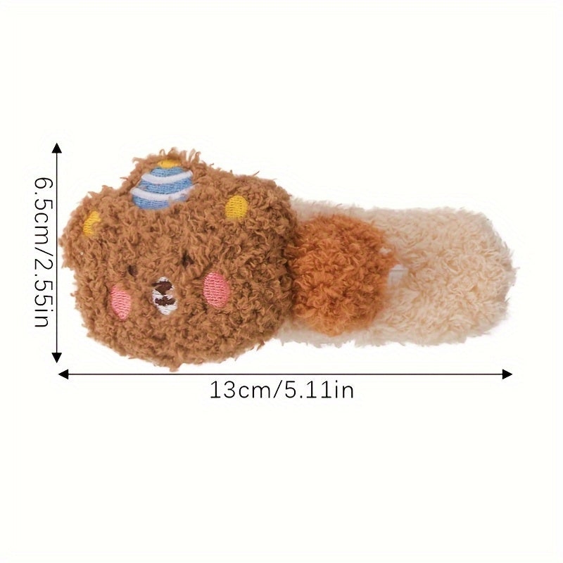 Colorful Bear Hairpin Girls Large Hair Clip