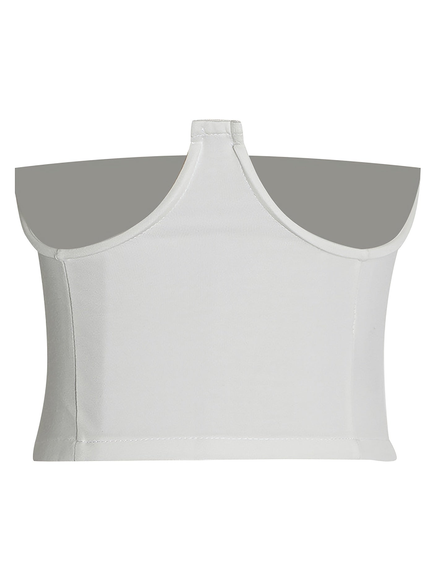 Sexy U shaped Tube Top Solid Crop Tank Top Women's Clothing