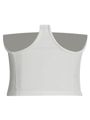 Sexy U shaped Tube Top Solid Crop Tank Top Women's Clothing