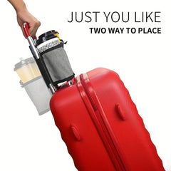 Travel Luggage Armrest Cup Storage Bag Drink Coffee Holder