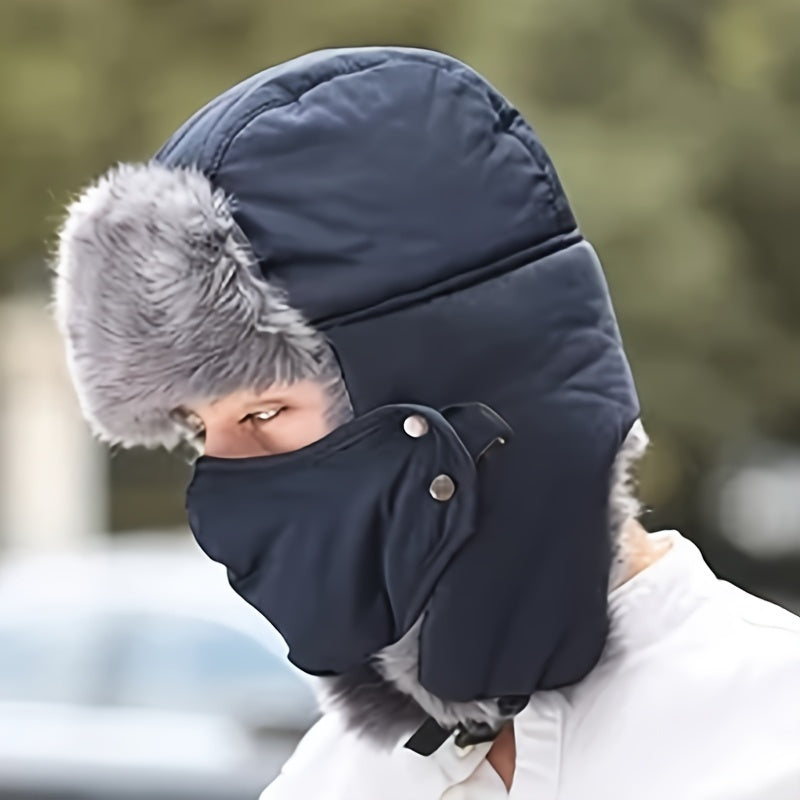 Winter Warm Trooper Trapper Hat for Outdoor Sports