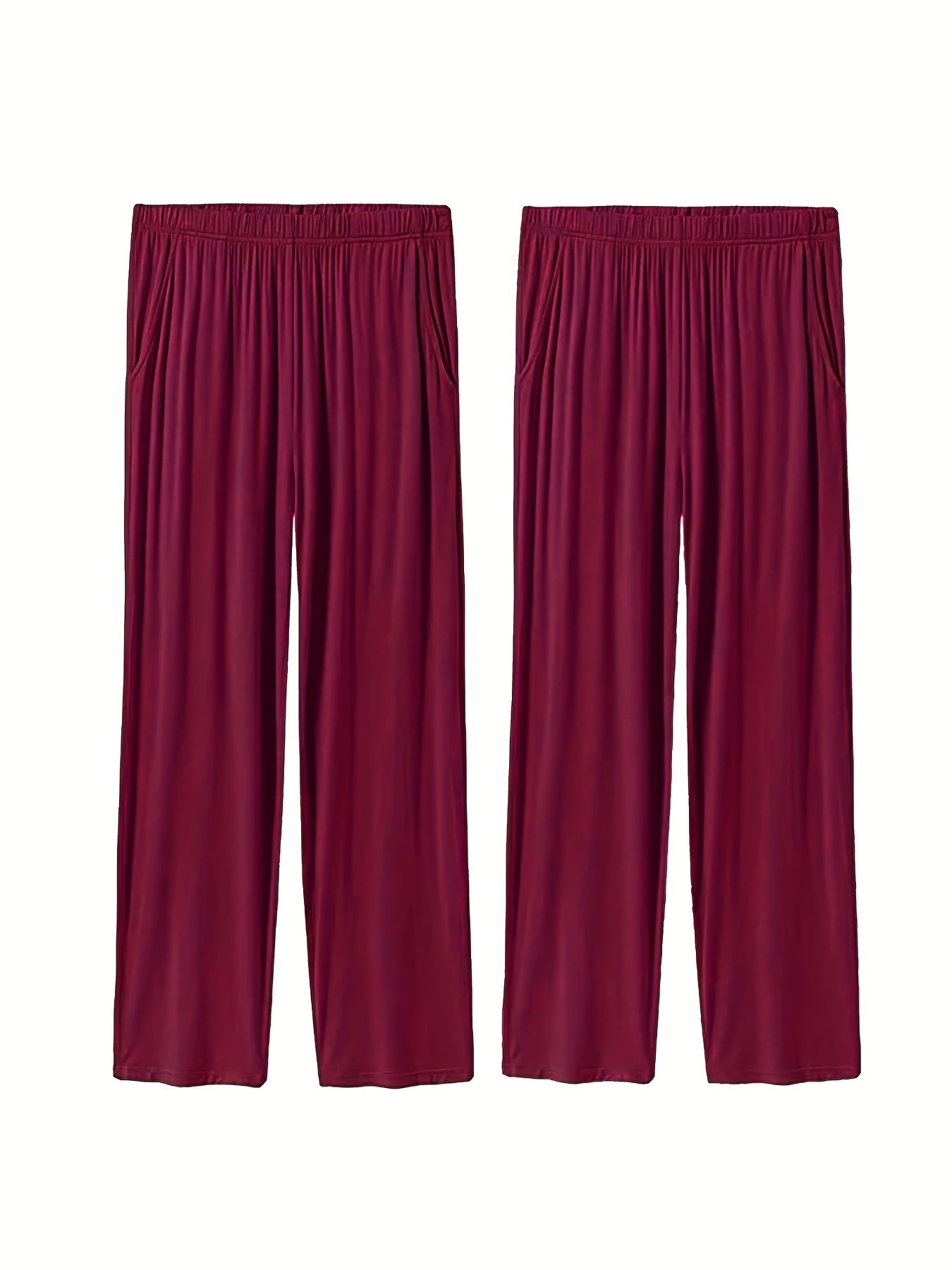Wide Leg Casual Sports Pants With Pocket Comfortable Stretchy Casual Running Pan